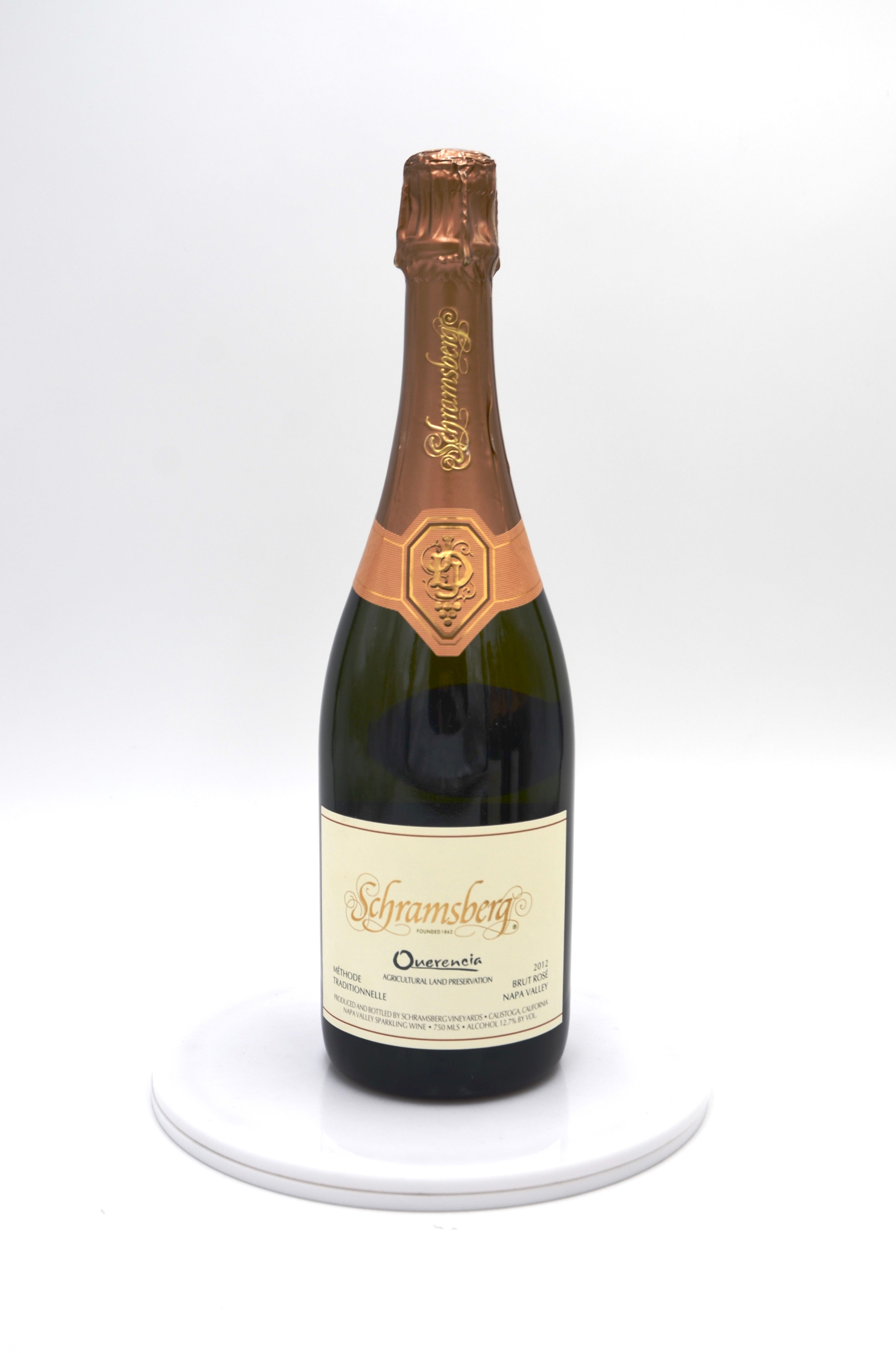 2012 Schramsberg Querencia Brut Rose Sparkling Wine, Carneros