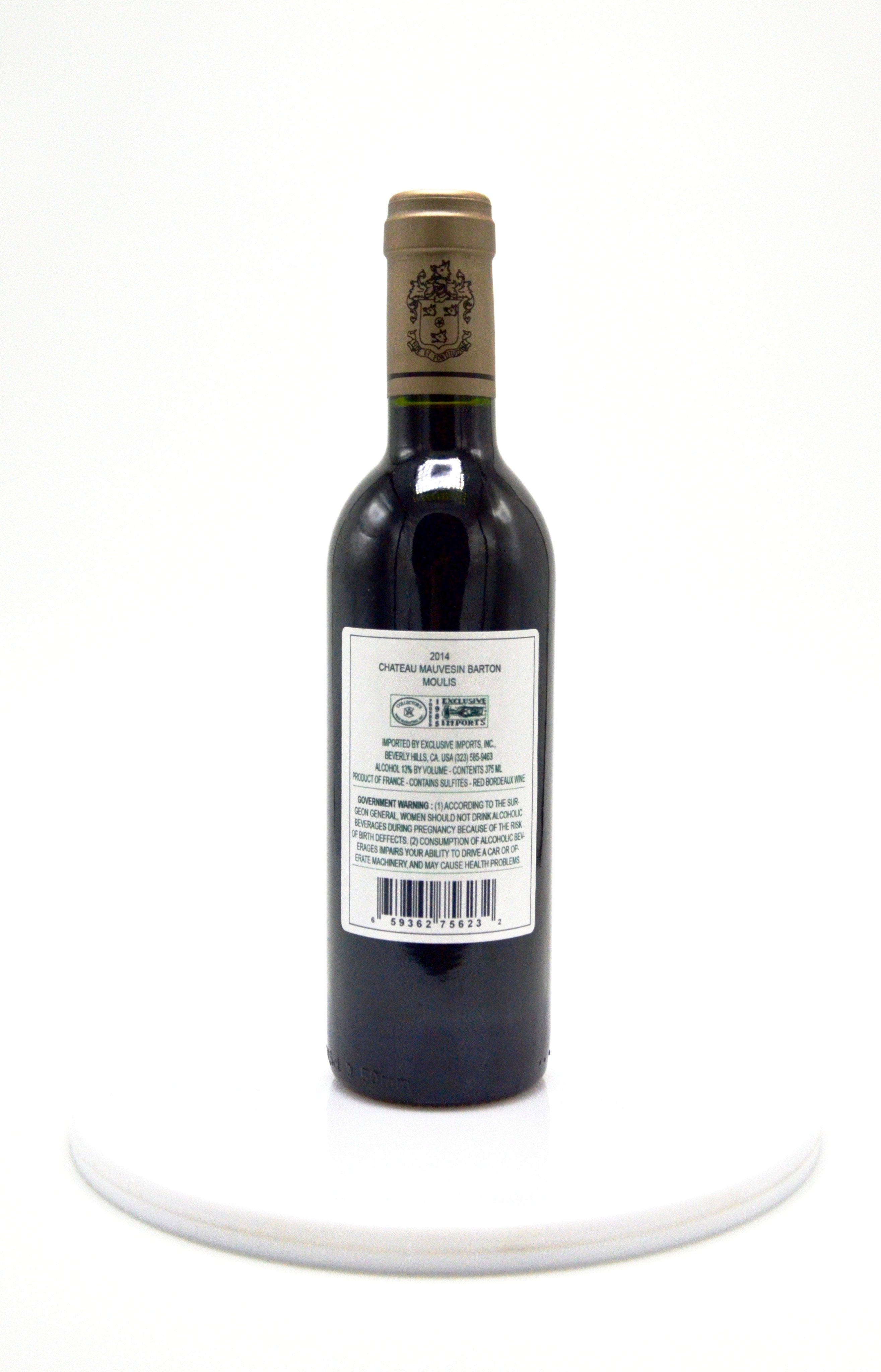 2014 Château Mauvesin Barton, Moulis en Medoc (half-bottle)