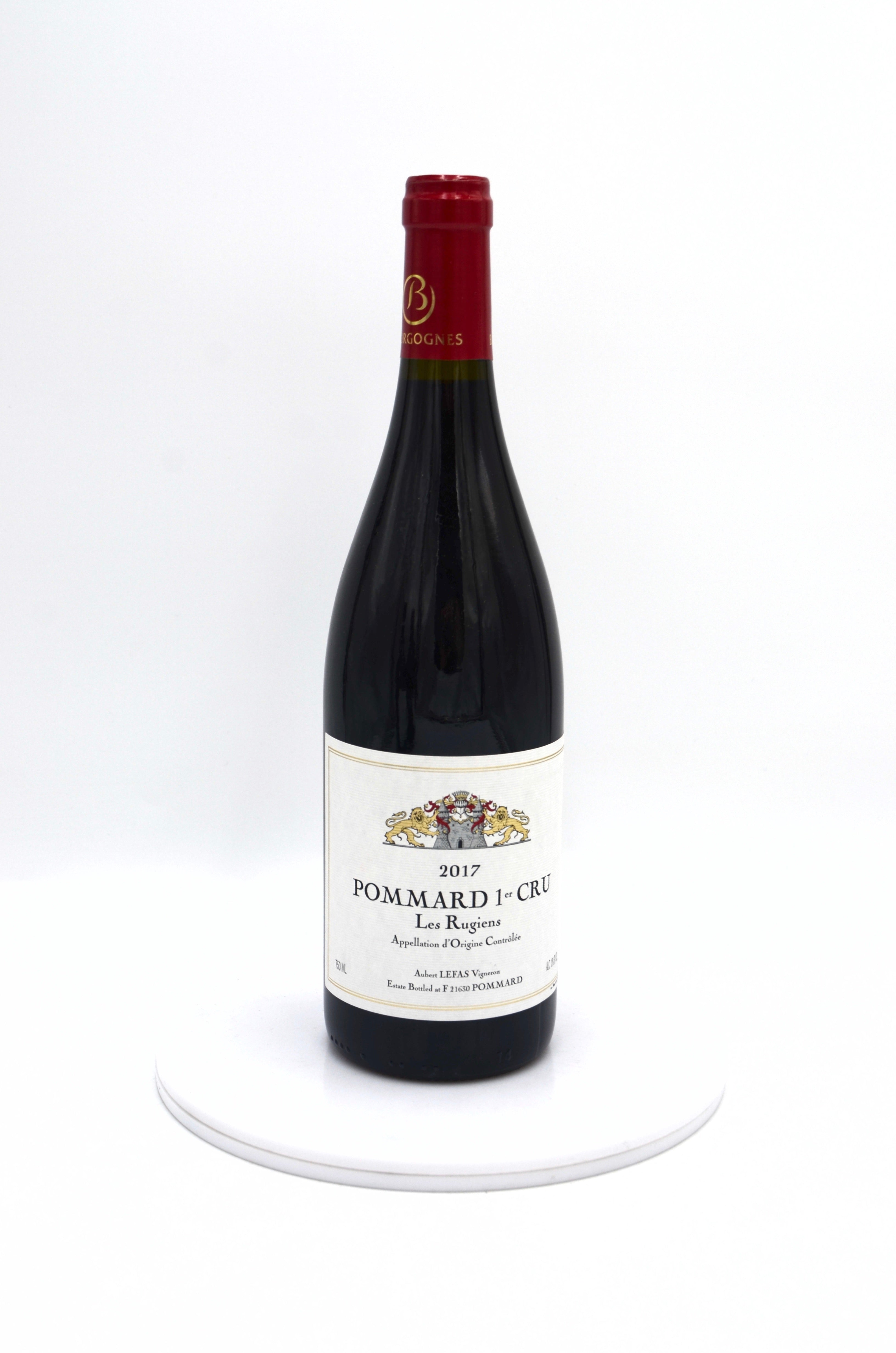 2017 Aubert Lefas Pommard, Les Rugiens, Premier Cru