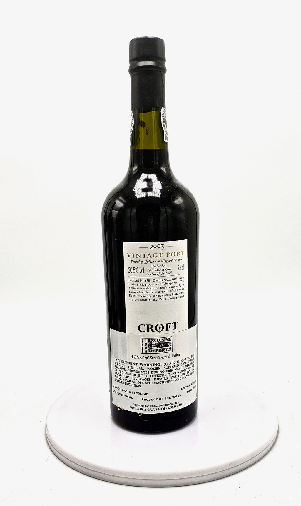 2003 Croft Vintage Port