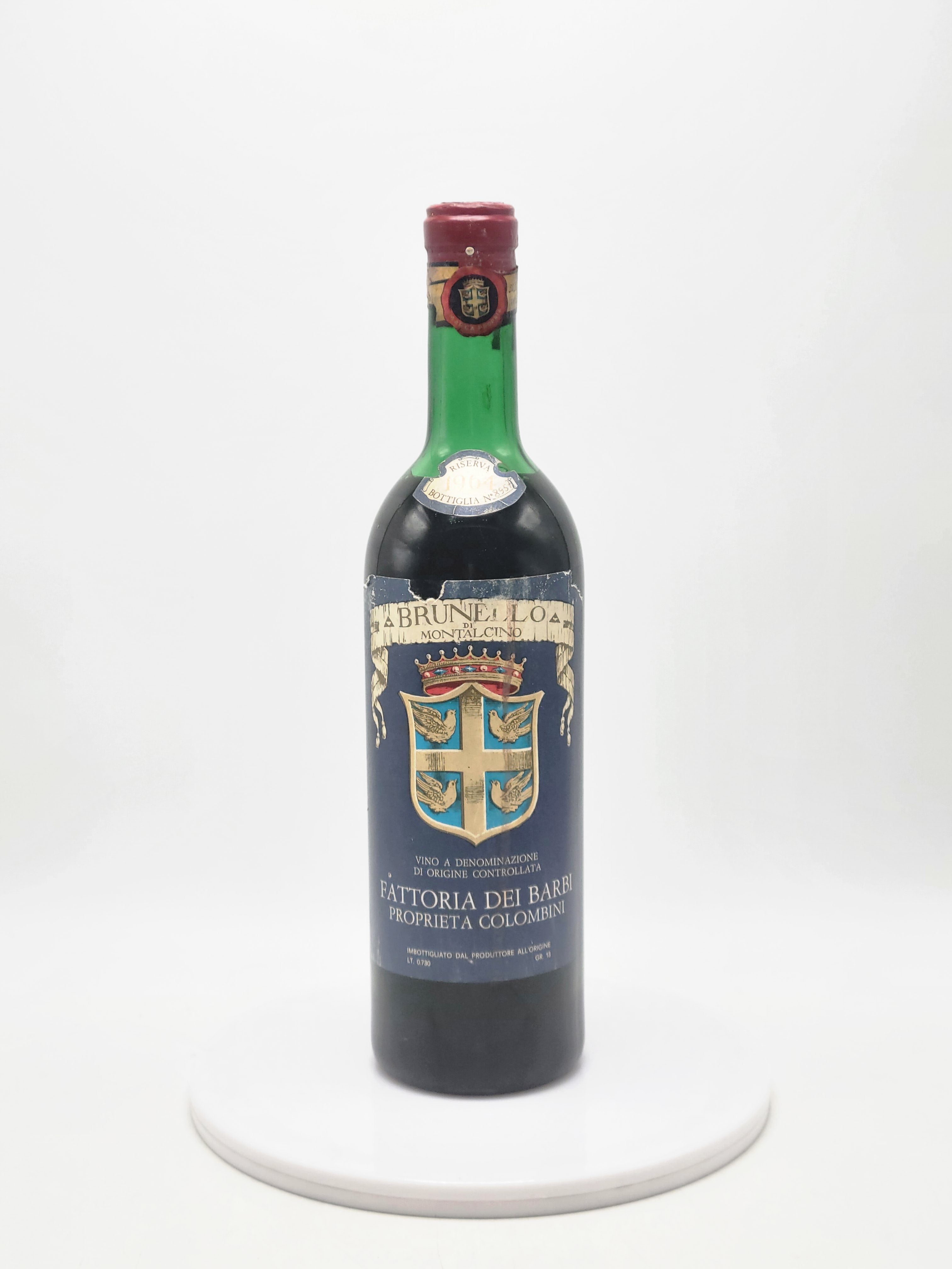 1964 Fattoria dei Barbi Brunello di Montalcino Riserva
