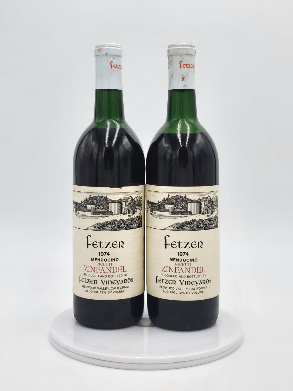 1974 Fetzer Vineyards Ricetti Zinfandel, Mendocino