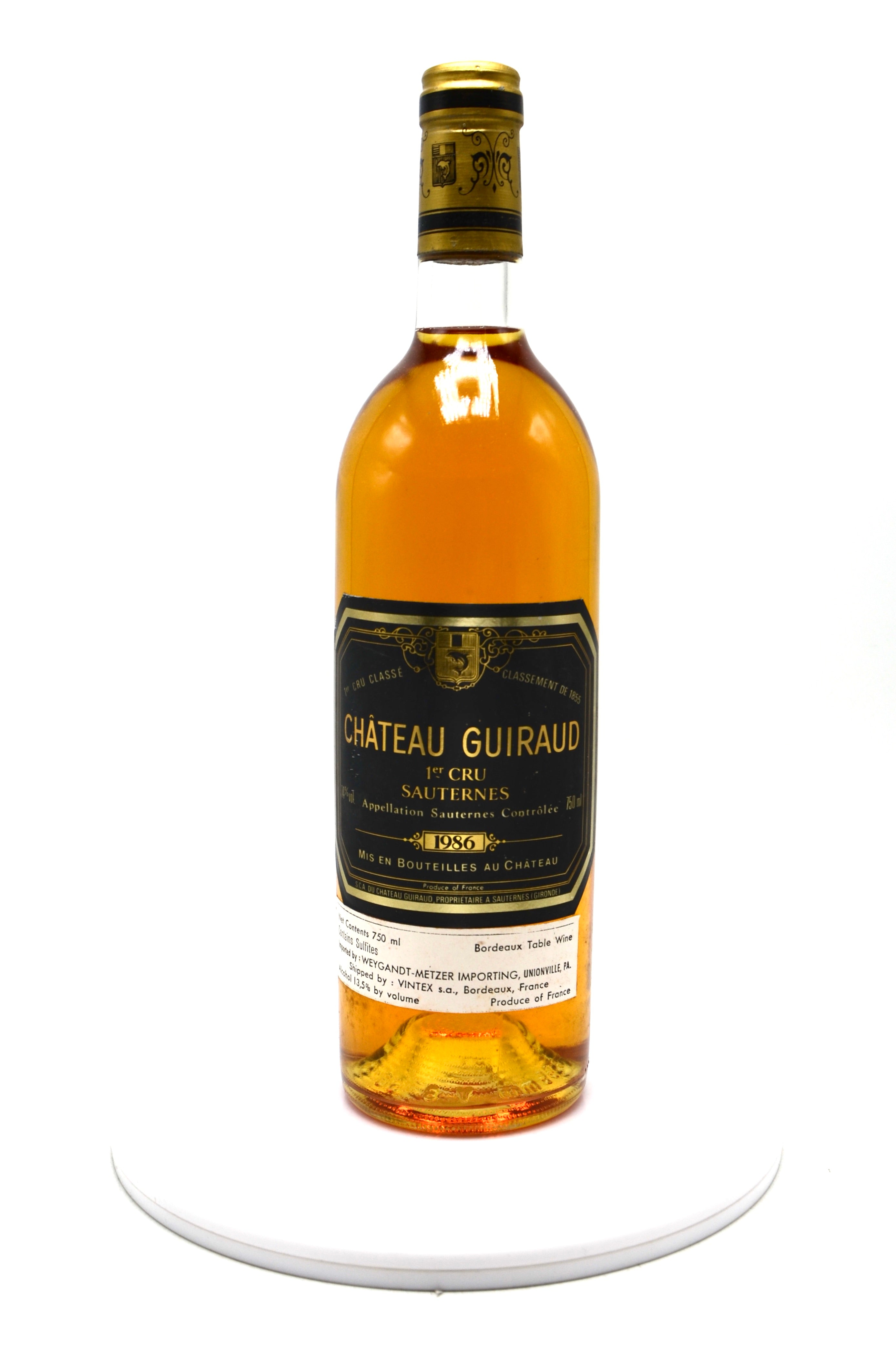 1986 Château Guiraud, Sauternes
