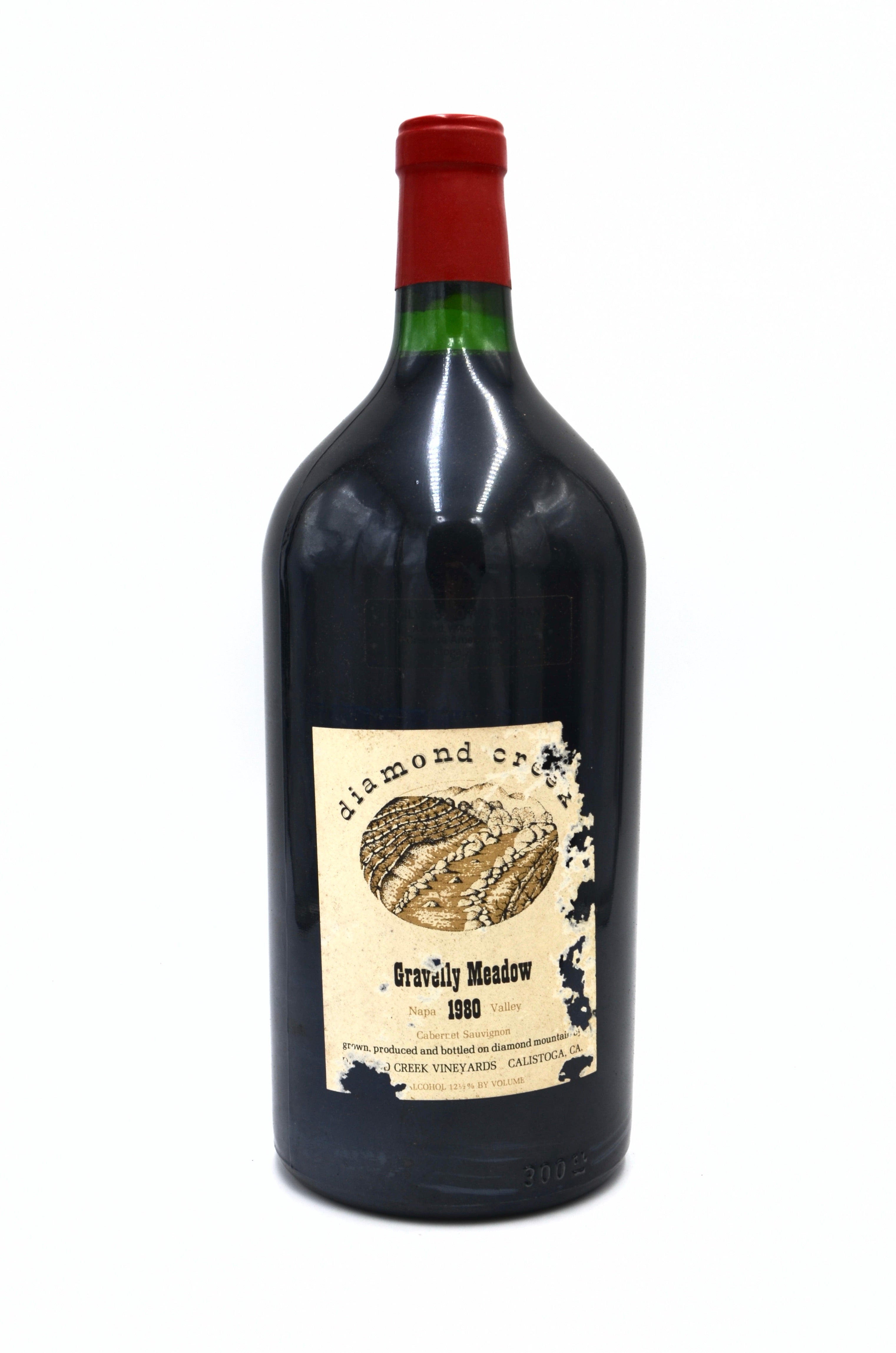1980 Diamond Creek Cabernet Sauvignon, Gravelly Meadow, Napa Valley (double-magnum)
