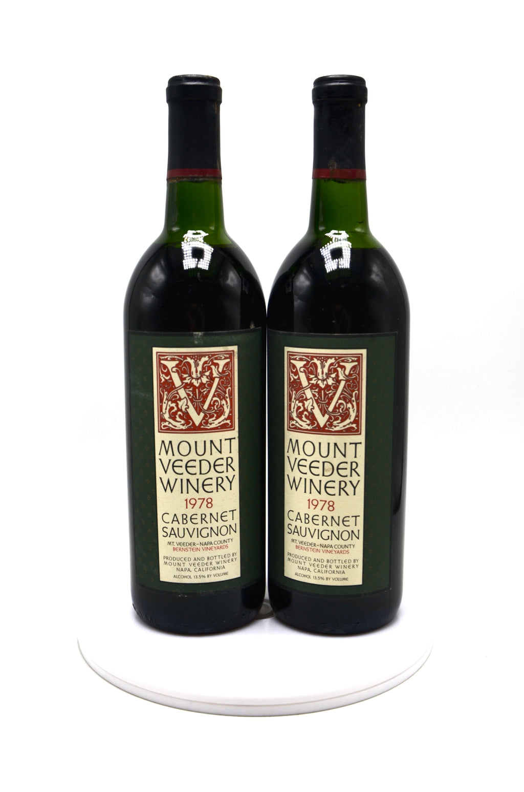 1978 Mount Veeder Winery Cabernet Sauvignon, Bernstein Vineyards, Napa Valley