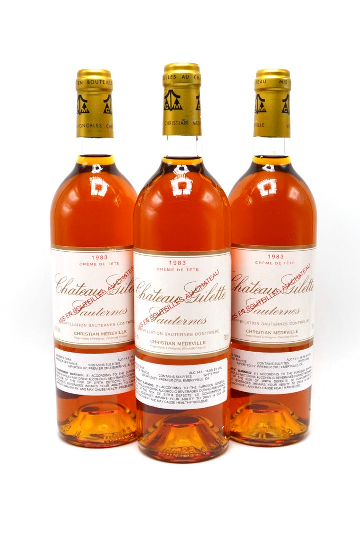 1983 Château Gilette, Creme de Tete, Sauternes
