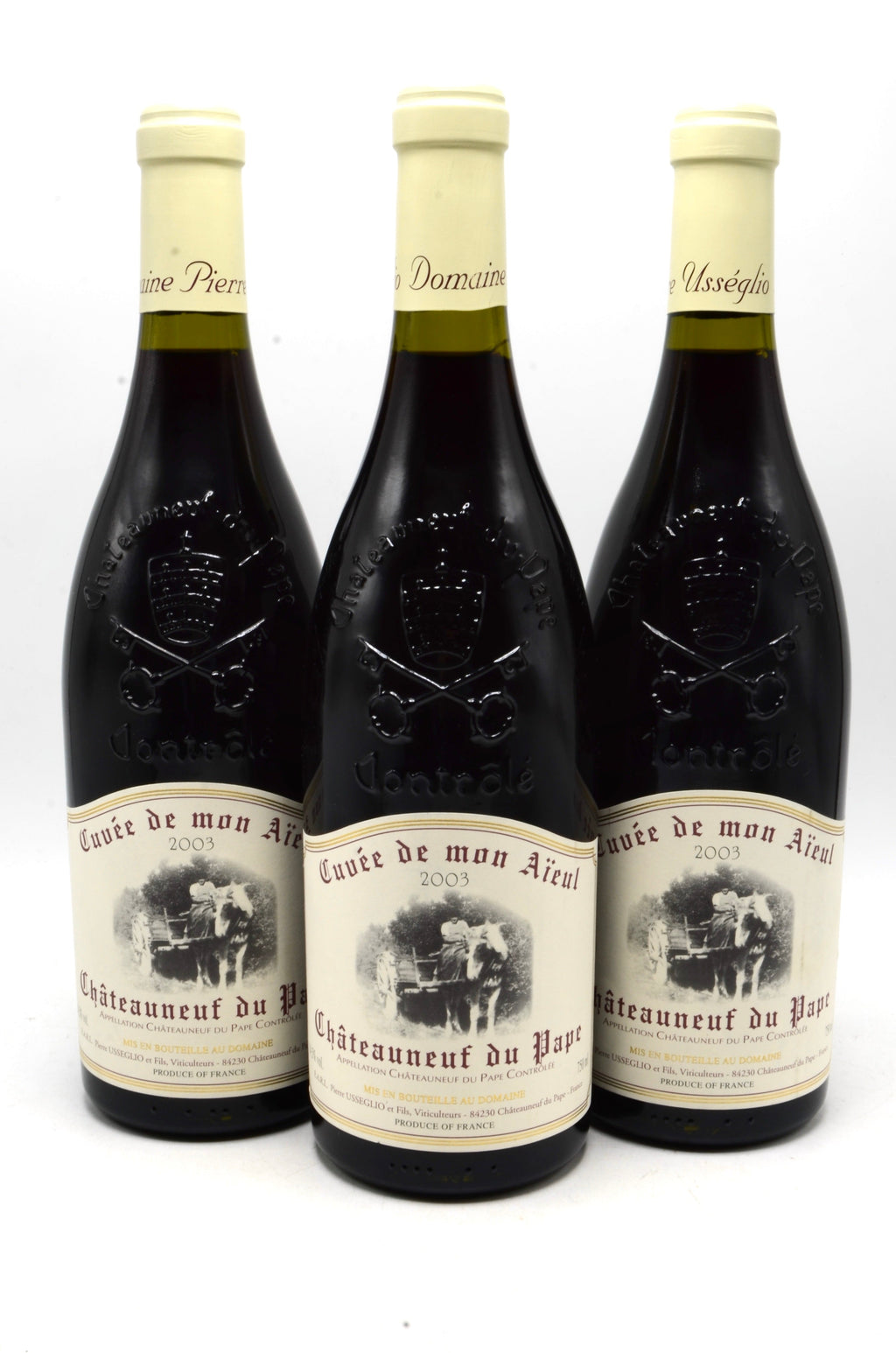 2003 Domaine Pierre Usseglio & Fils Chateauneuf du Pape, Cuvee de Mon Aieul