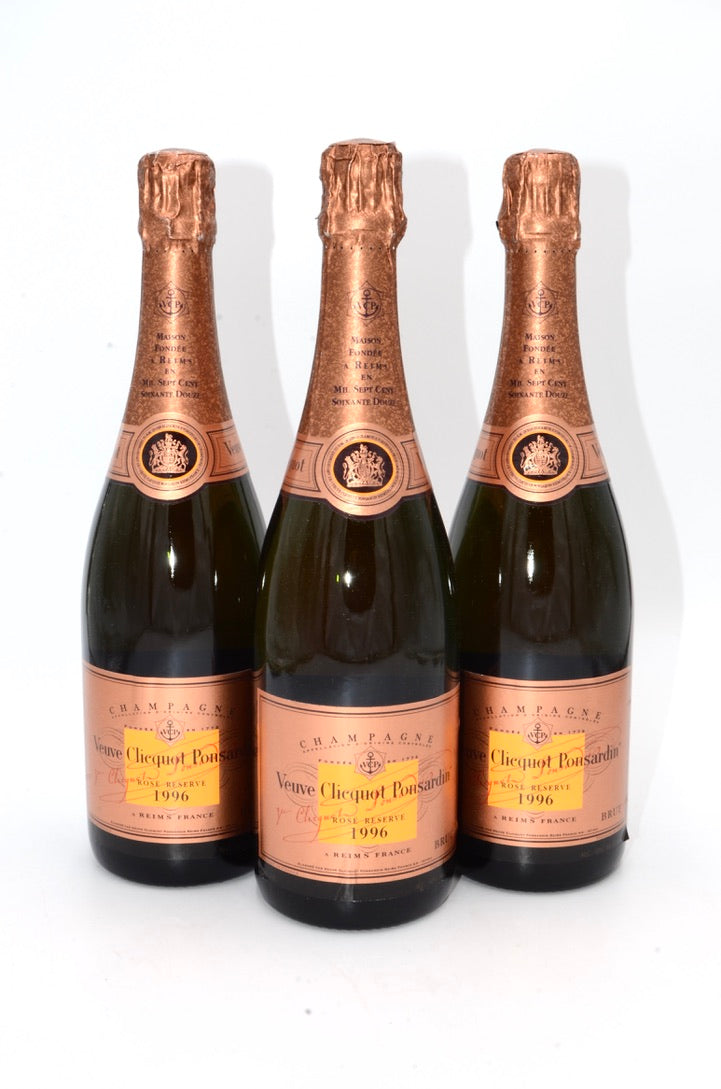 1996 Veuve Clicquot Rose Reserve Vintage Champagne