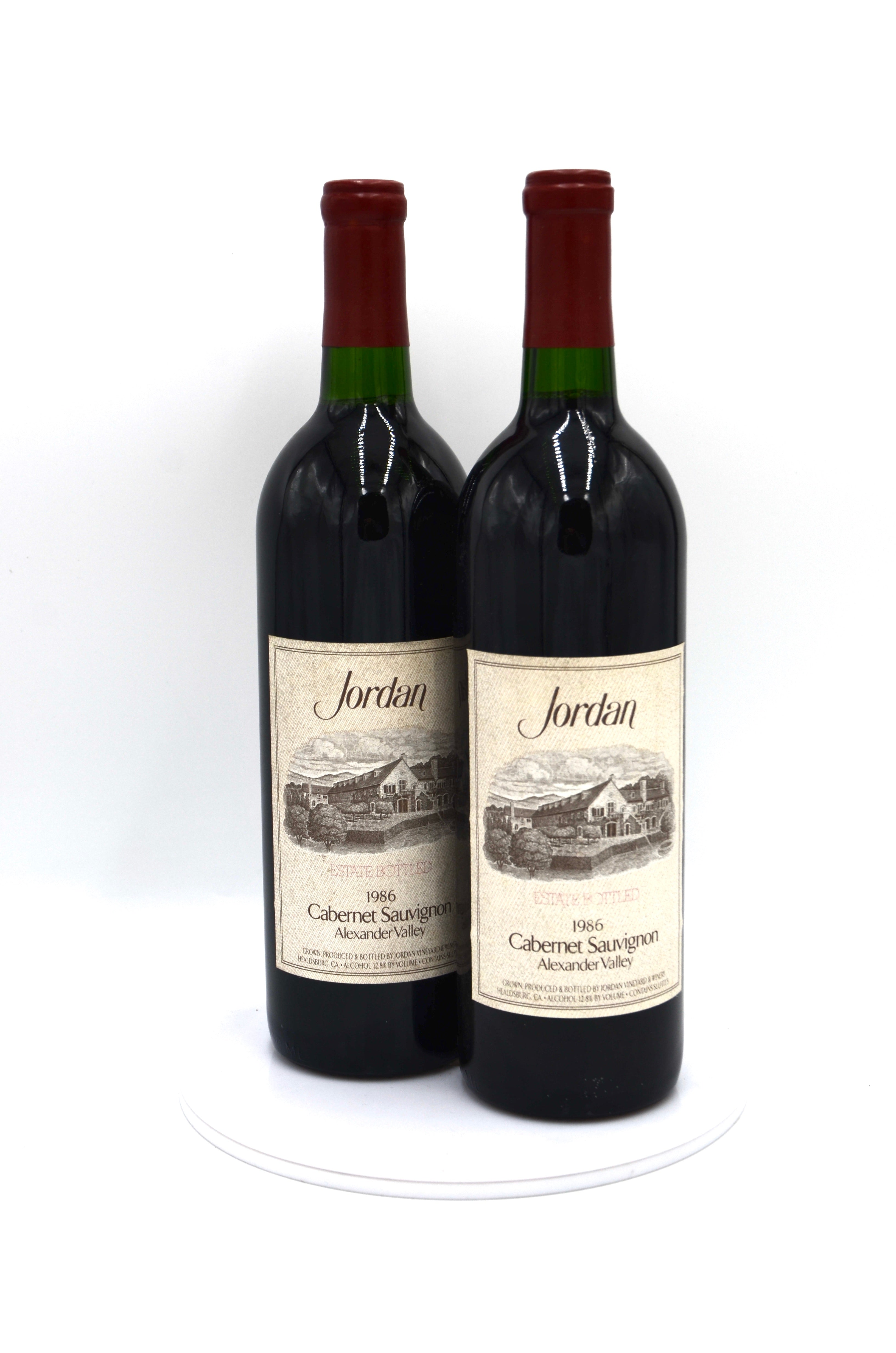 1986 Jordan Cabernet Sauvignon, Alexander Valley