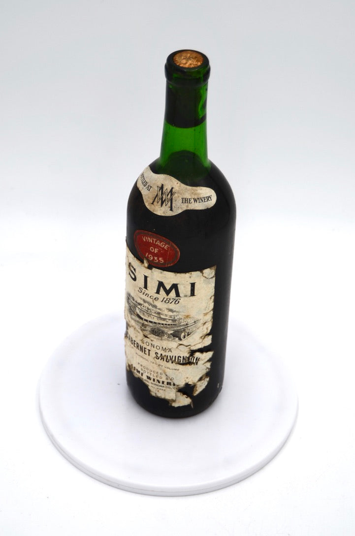 1935 Simi Winery Cabernet Sauvignon, Alexander Valley, Sonoma