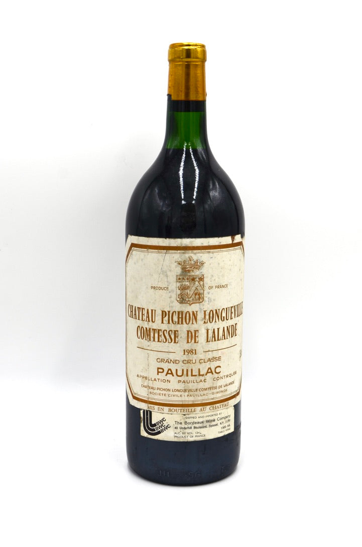 1981 Chateau Pichon Lalande, Pauillac (magnum)