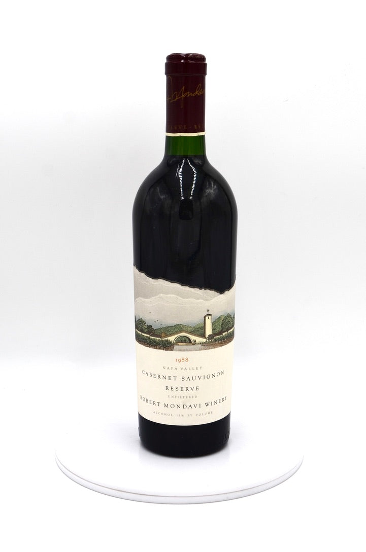 1988 Robert Mondavi Reserve Cabernet Sauvignon, Unfiltered, Napa Valley