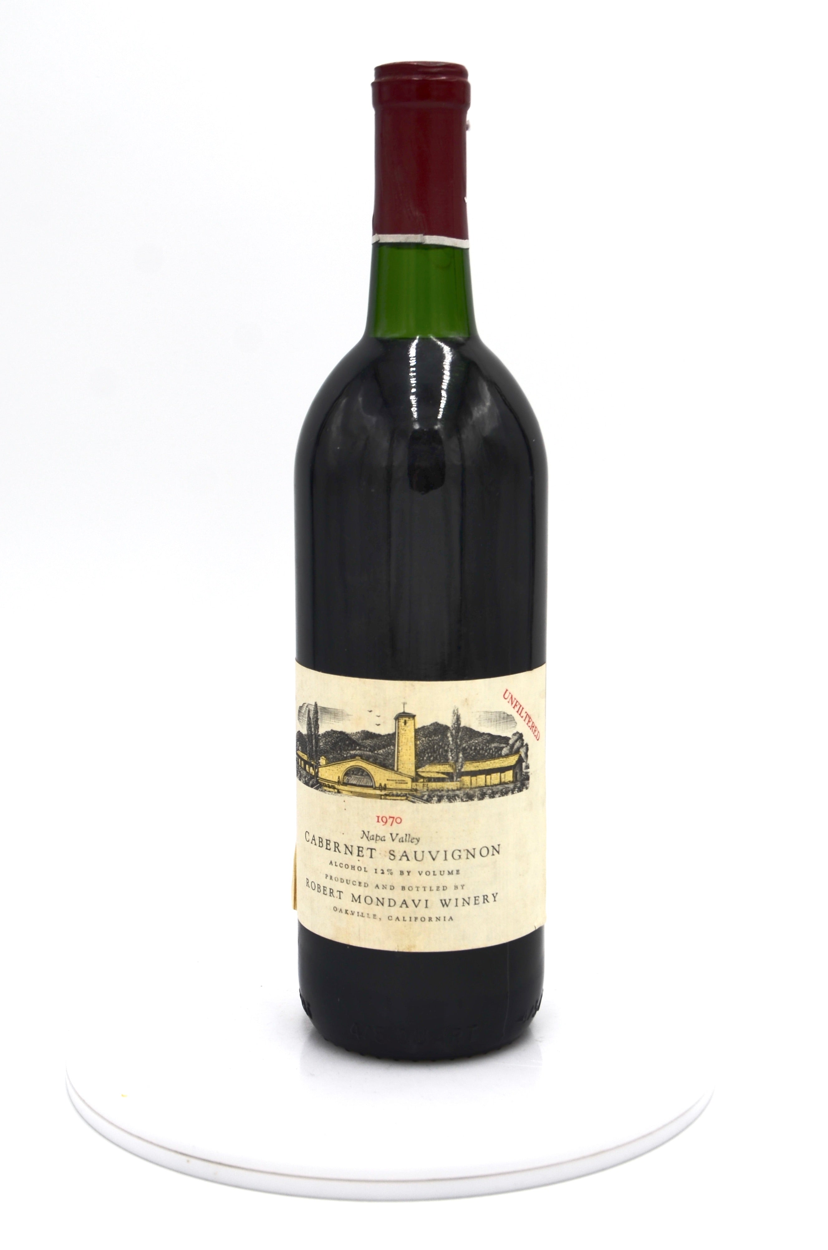 1970 Robert Mondavi Cabernet Sauvignon, Unfiltered, Napa Valley
