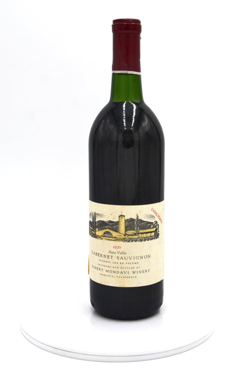 1970 Robert Mondavi Cabernet Sauvignon, Unfiltered, Napa Valley