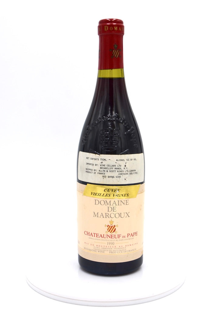 1990 Domaine de Marcoux Châteauneuf-du-Pape, Vieilles Vignes