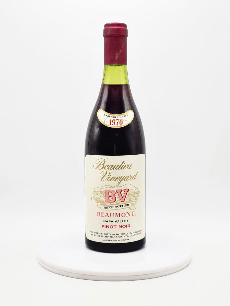 1970 Beaulieu Vineyard Pinot Noir, Beaumont, Napa Valley