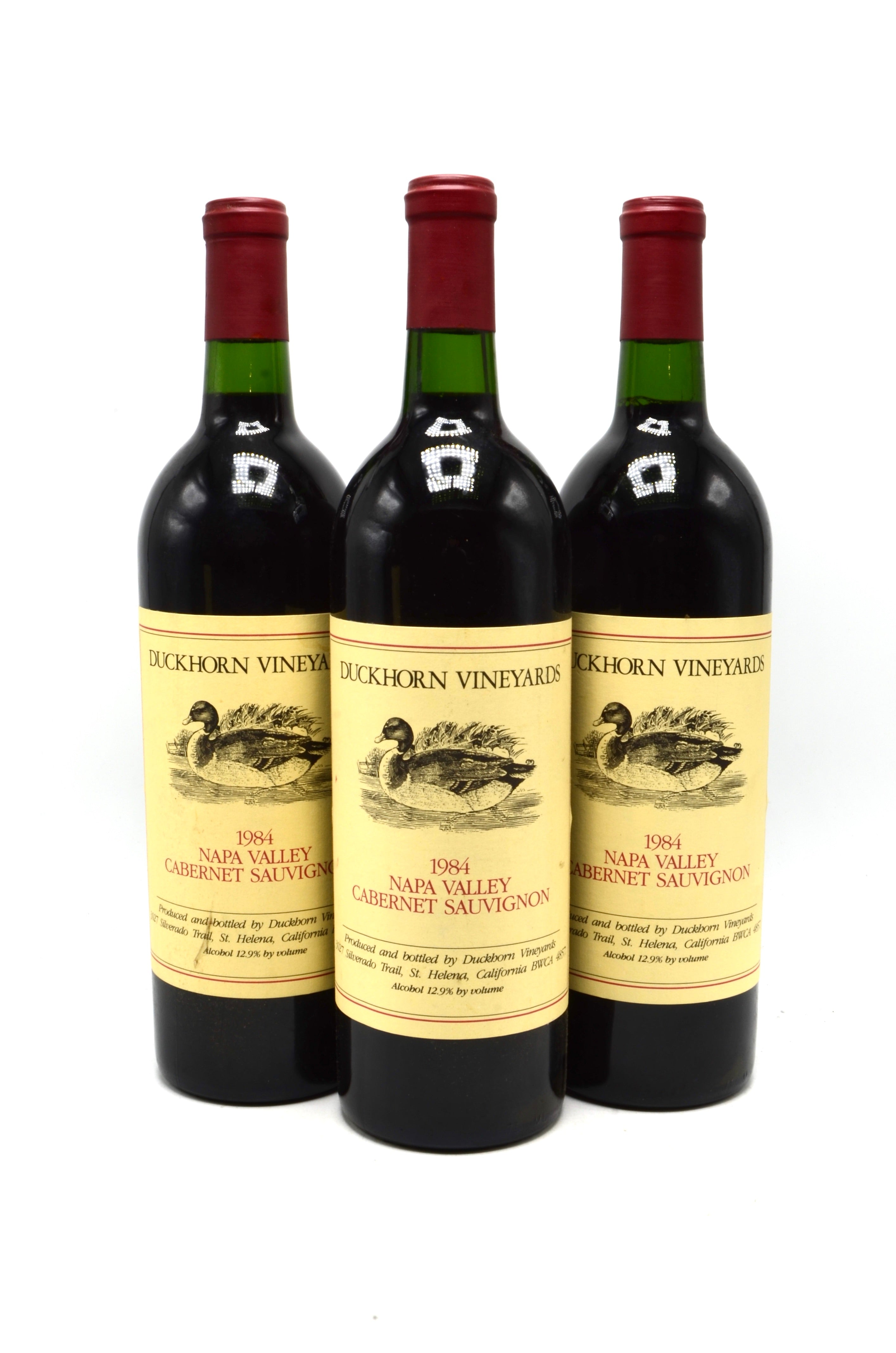 1984 Duckhorn Cabernet Sauvignon, Napa Valley
