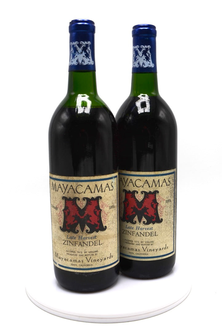 1974 Mayacamas Late Harvest Zinfandel, Napa Valley