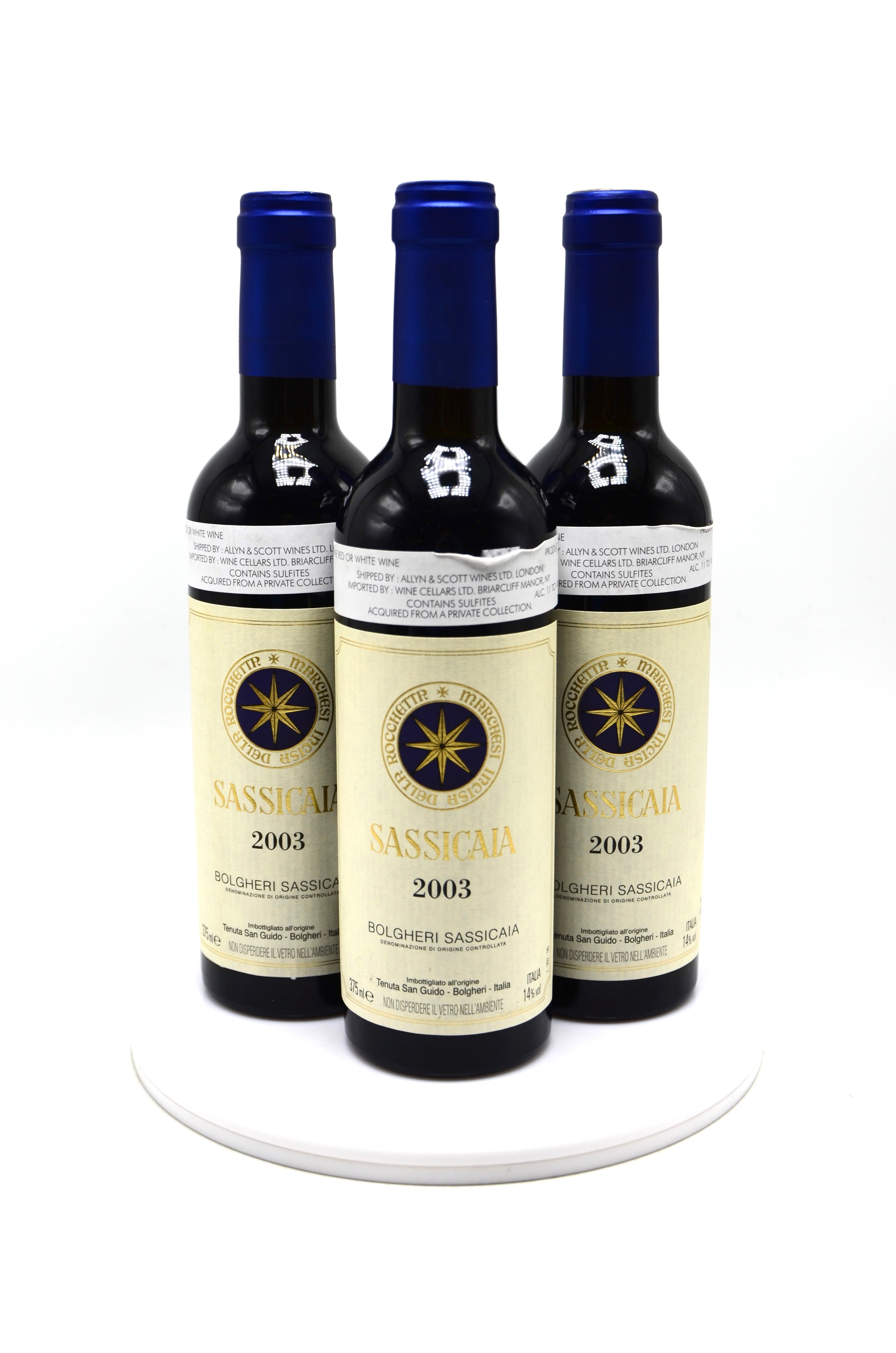 2003 Sassicaia Tenuta San Guido (half-bottle)