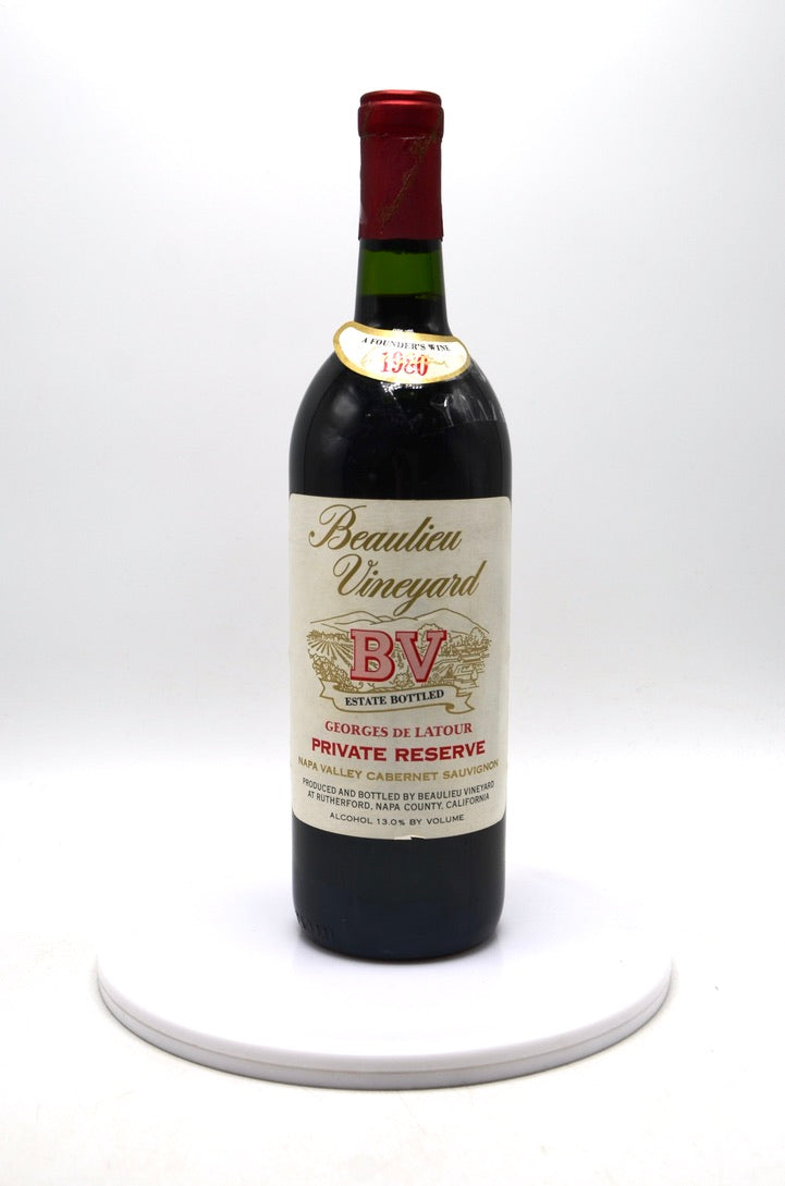 1980 Beaulieu Vineyard Georges de Latour Private Reserve Cabernet Sauvignon, Napa Valley