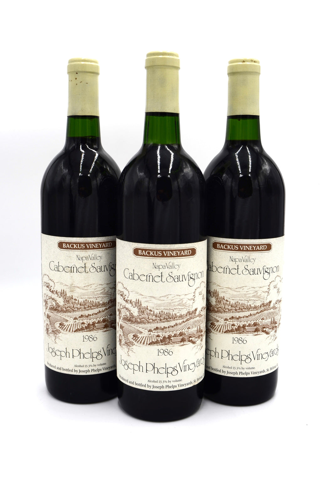1986 Joseph Phelps Vineyards Cabernet Sauvignon, Backus Vineyard, Napa Valley