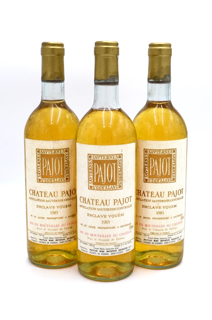 1983 Chateau Pajot Enclave Yquem, Sauternes