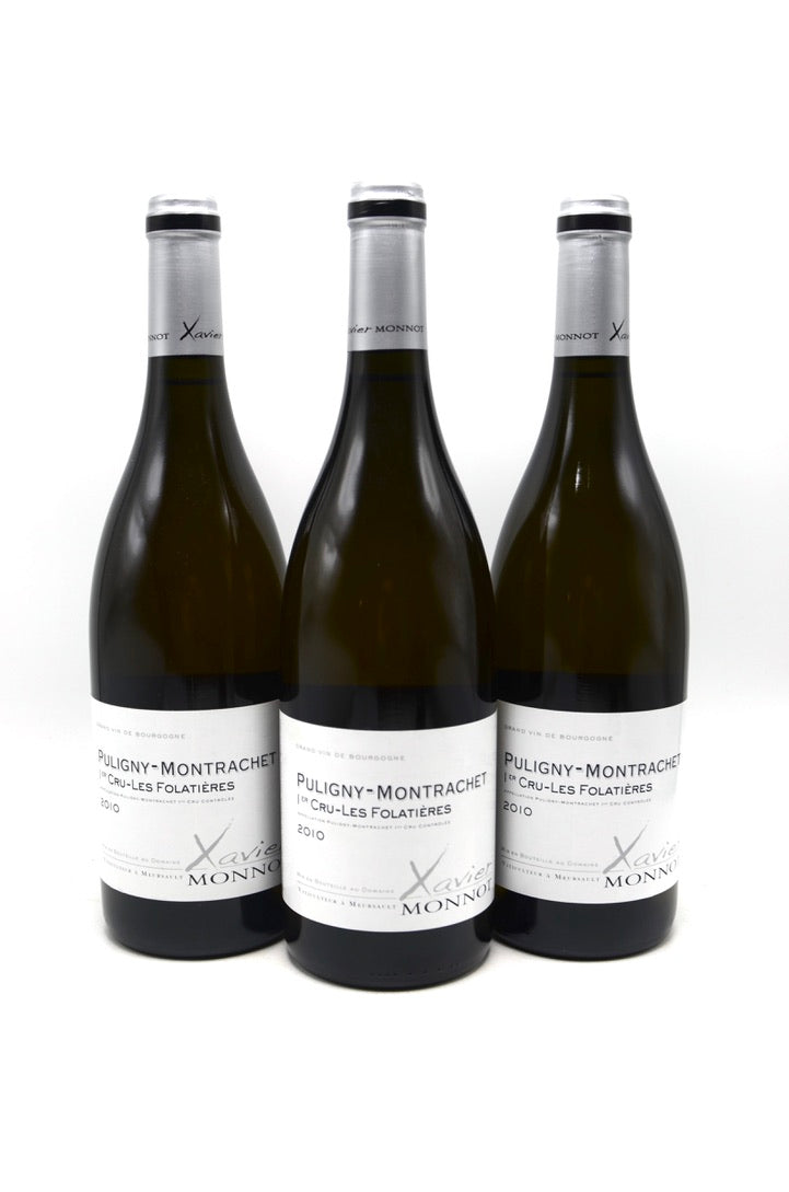 2010 Xavier Monnot Puligny-Montrachet, Les Folatieres, Premier Cru