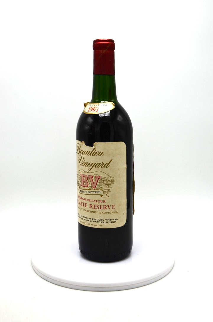 1961 Beaulieu Vineyard Georges de Latour Private Reserve Cabernet Sauvignon, Napa Valley