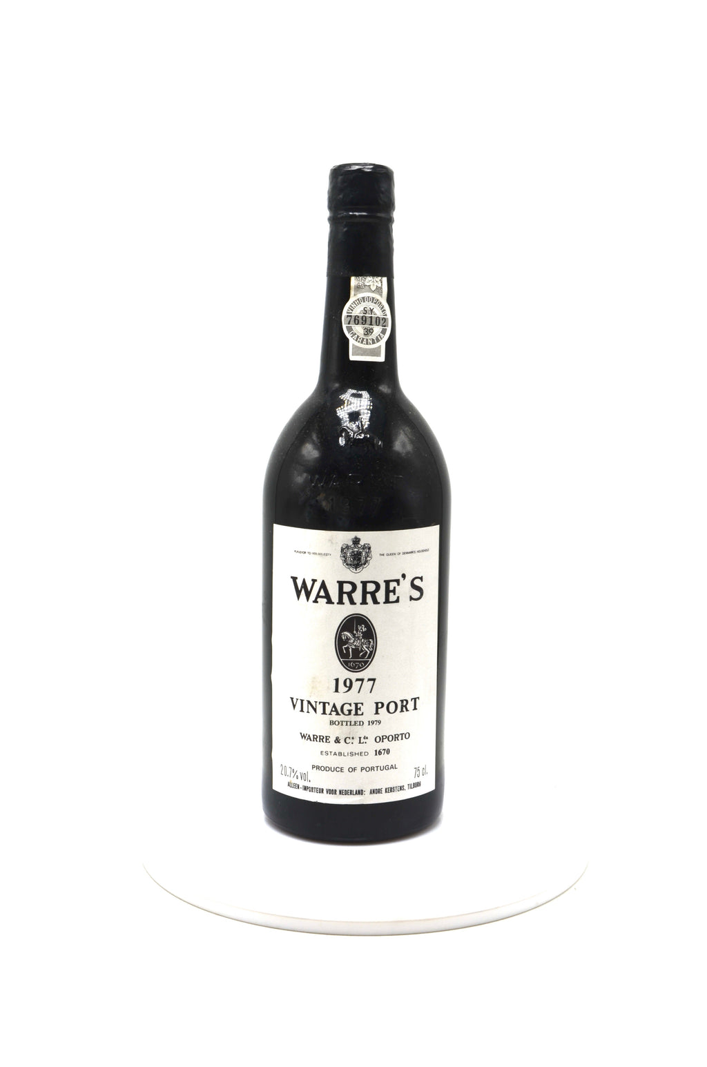 1977 Warre's Vintage Port