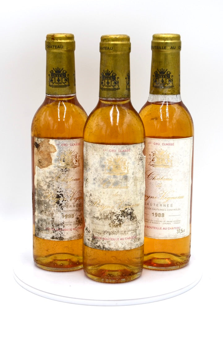 1988 Chateau de Rayne Vigneau, Sauternes (half-bottle)