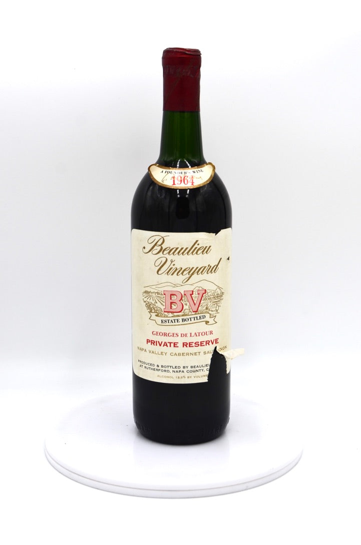 1964 Beaulieu Vineyard Georges de Latour Private Reserve Cabernet Sauvignon, Napa Valley