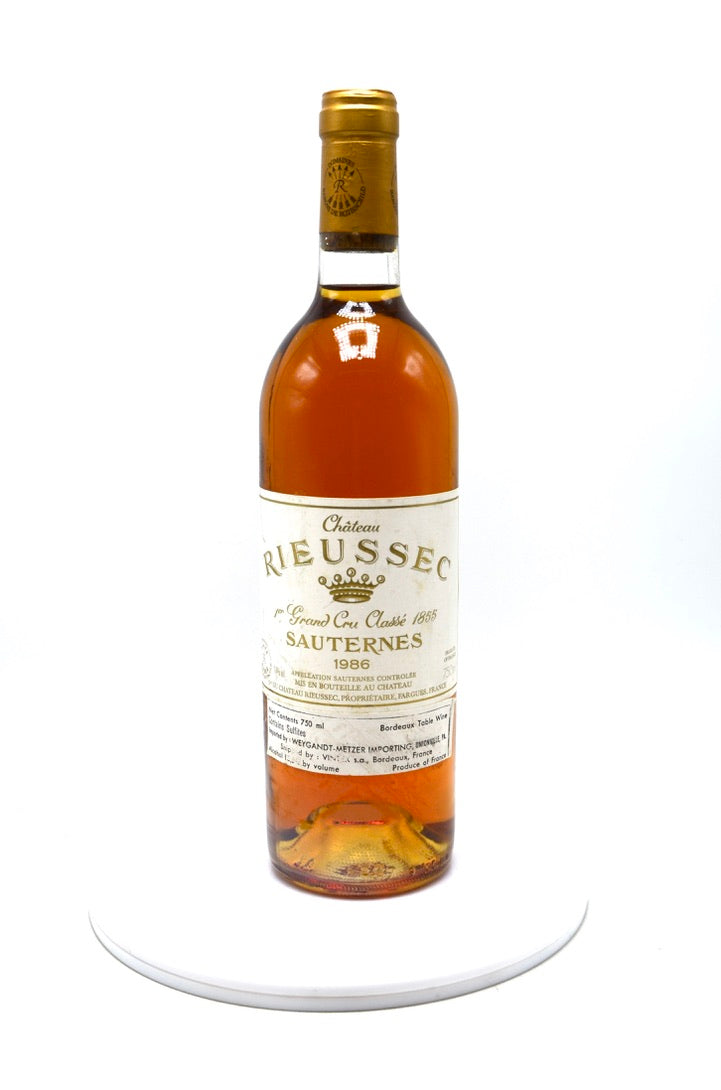 1986 Château Rieussec, Sauternes