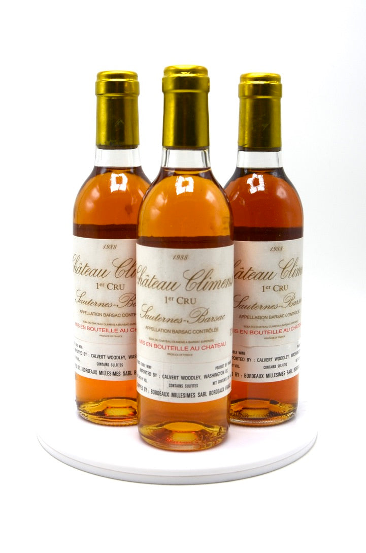 1988 Château Climens, Barsac (half-bottle)