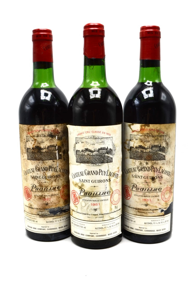 1981 Château Grand-Puy-Lacoste, Pauillac