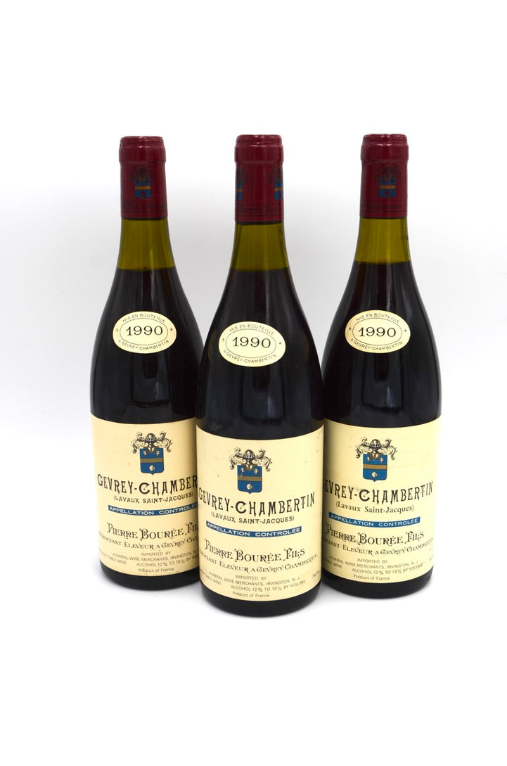 1990 Pierre Bouree Fils Gevrey-Chambertin, Lavaux Saint-Jacques, Premier Cru