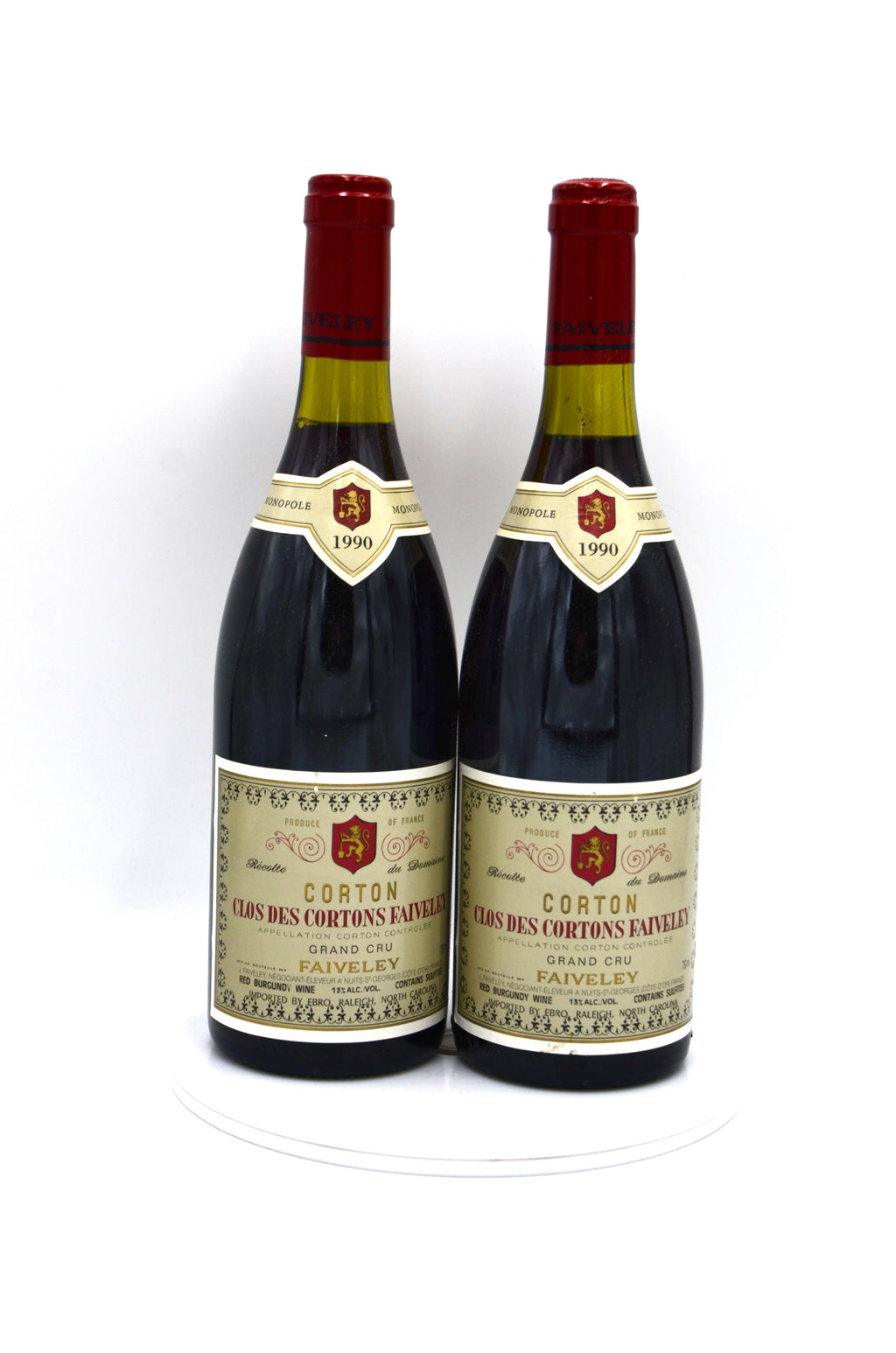 1990 Faiveley Corton, Clos des Cortons, Monopole Grand Cru