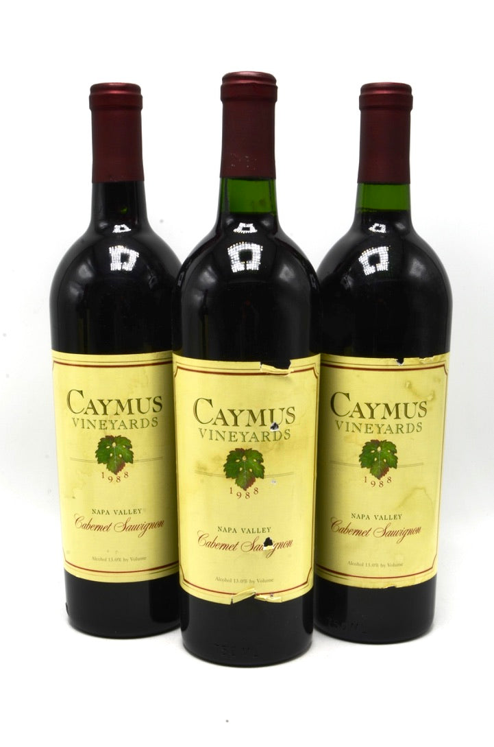 1988 Caymus Cabernet Sauvignon, Rutherford, Napa Valley