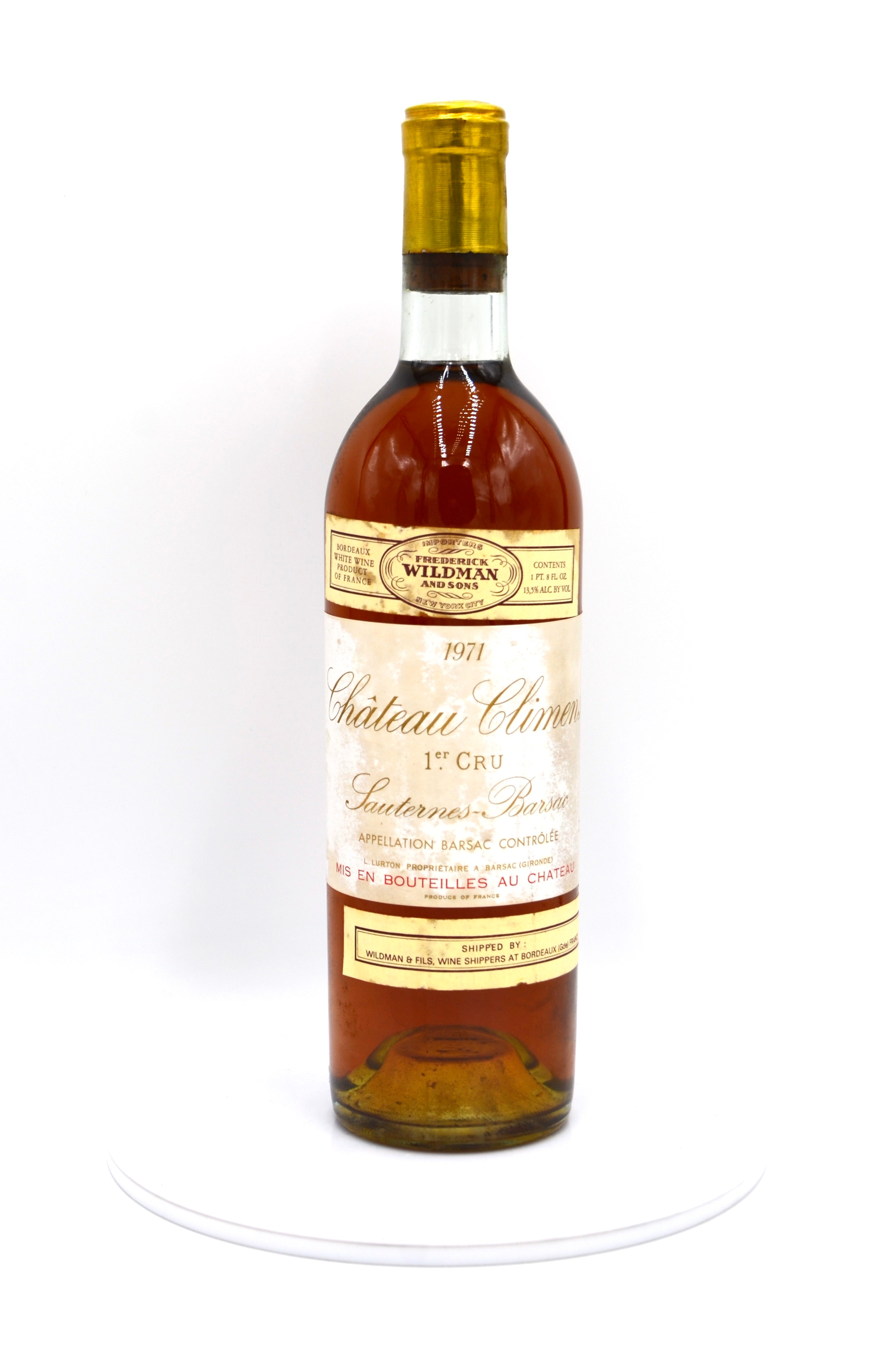 1971 Château Climens, Barsac