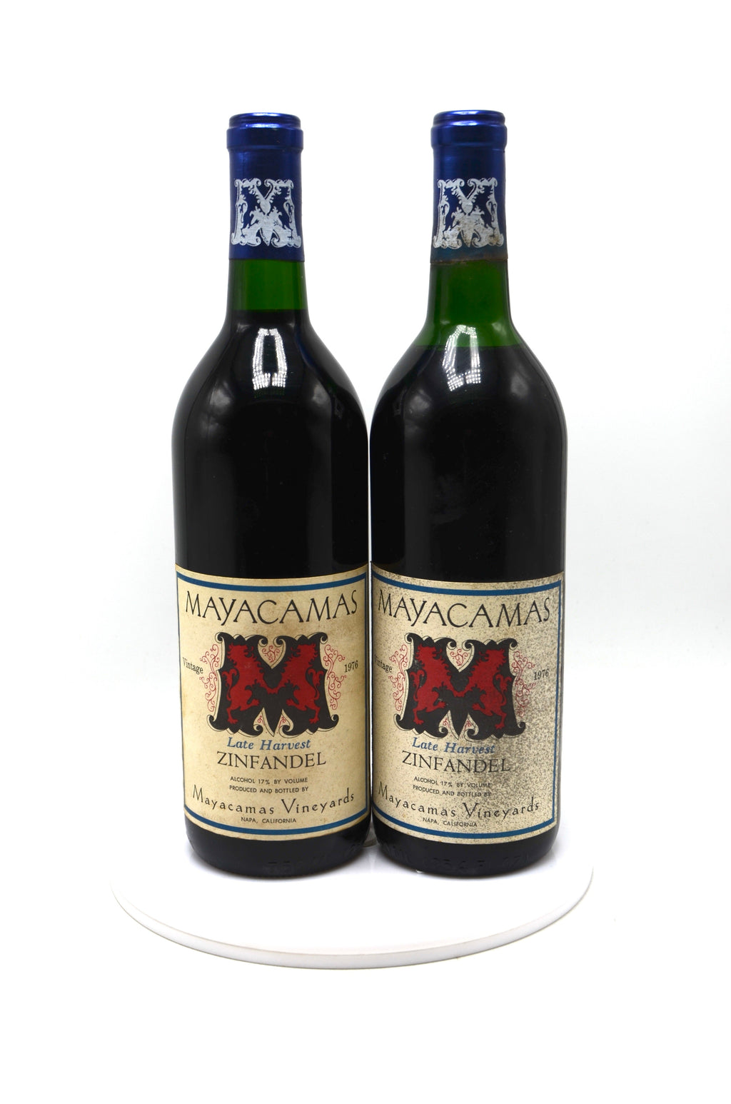 1976 Mayacamas Late Harvest Zinfandel, Napa Valley