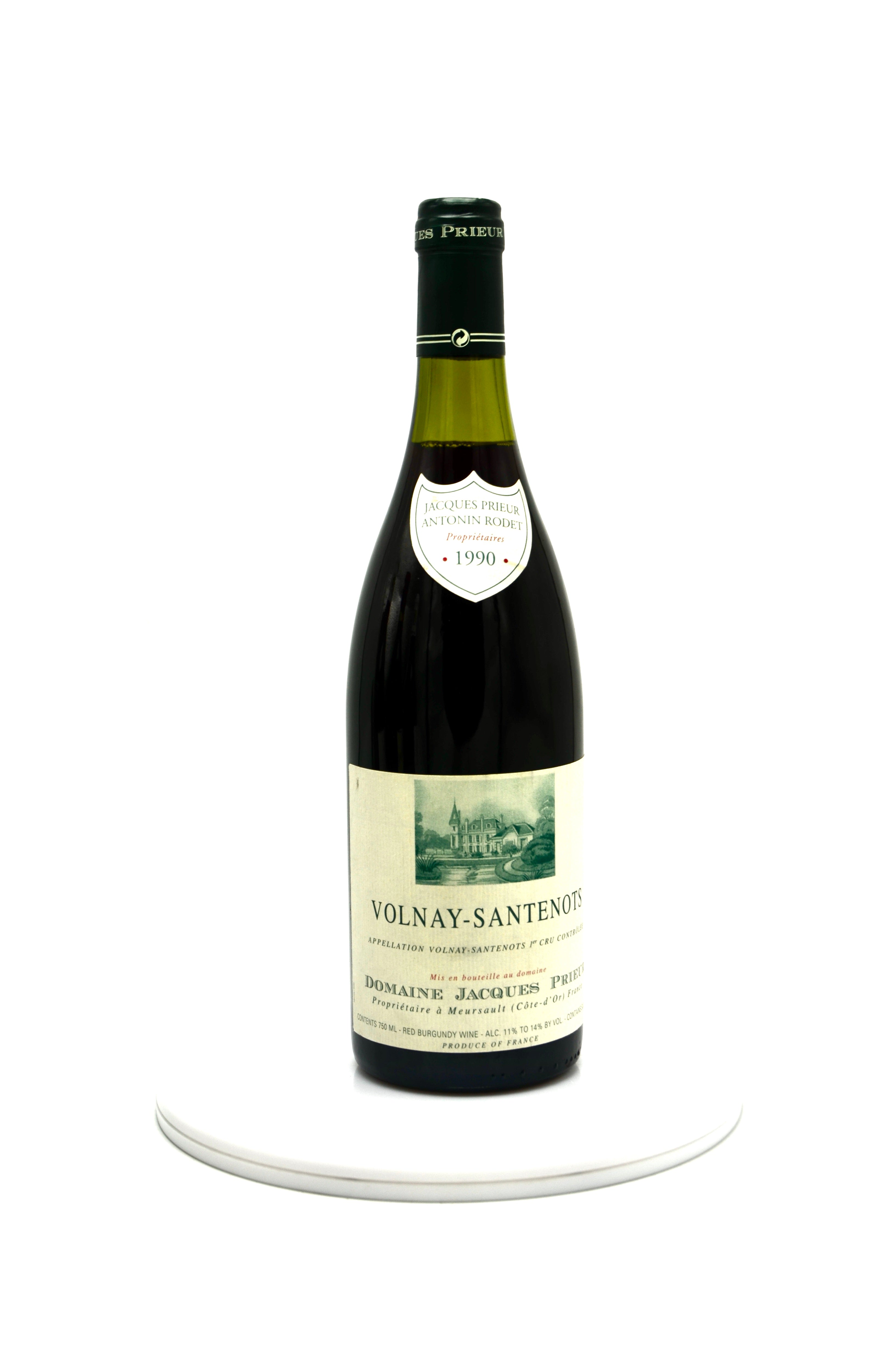 1990 Domaine Jacques Prieur Volnay-Santenots, Premier Cru