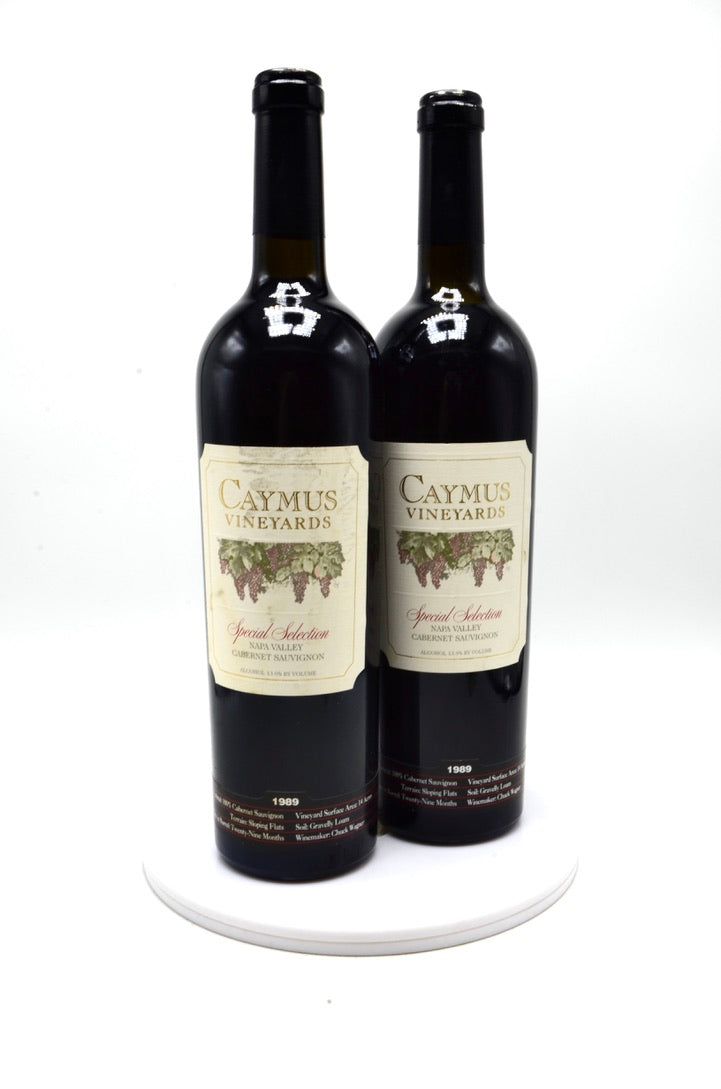 1989 Caymus Cabernet Sauvignon, Special Selection, Rutherford, Napa Valley