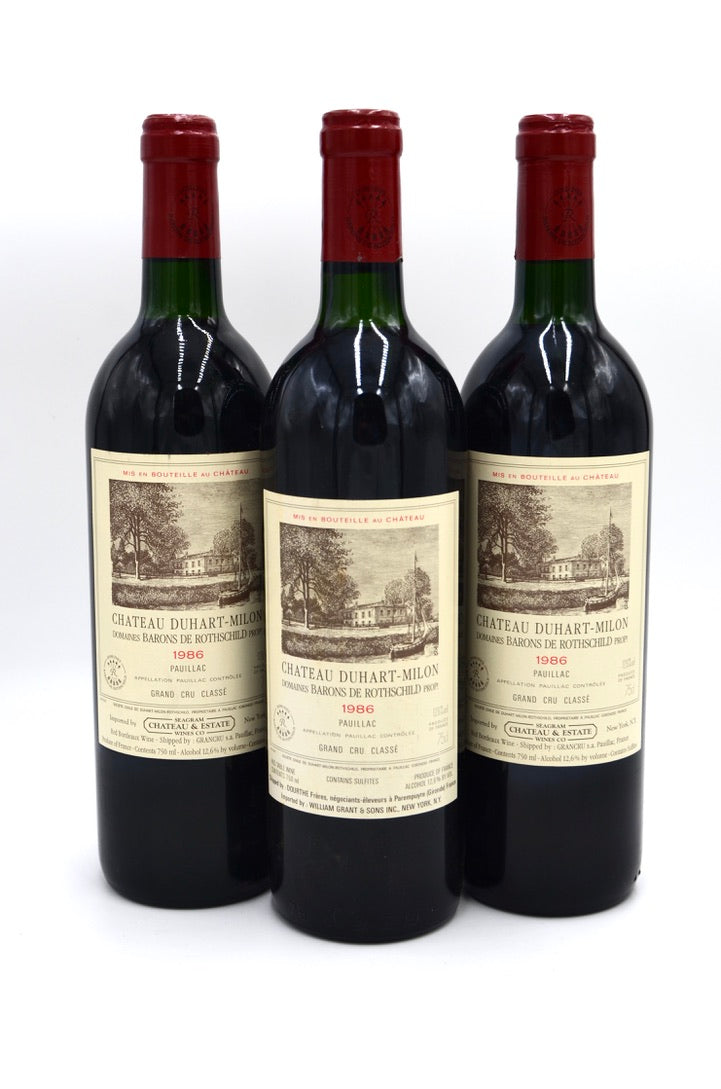 1986 Château Duhart-Milon, Pauillac