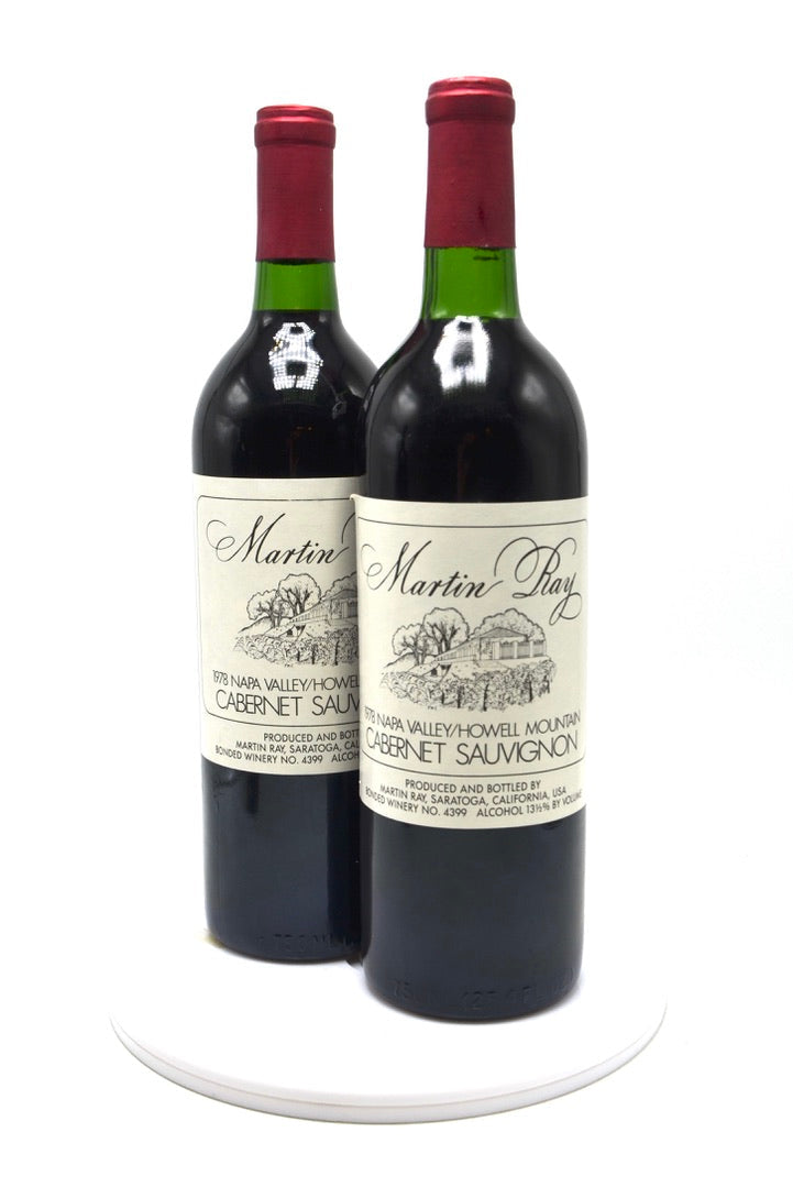 1978 Martin Ray Cabernet Sauvignon, Howell Mountain