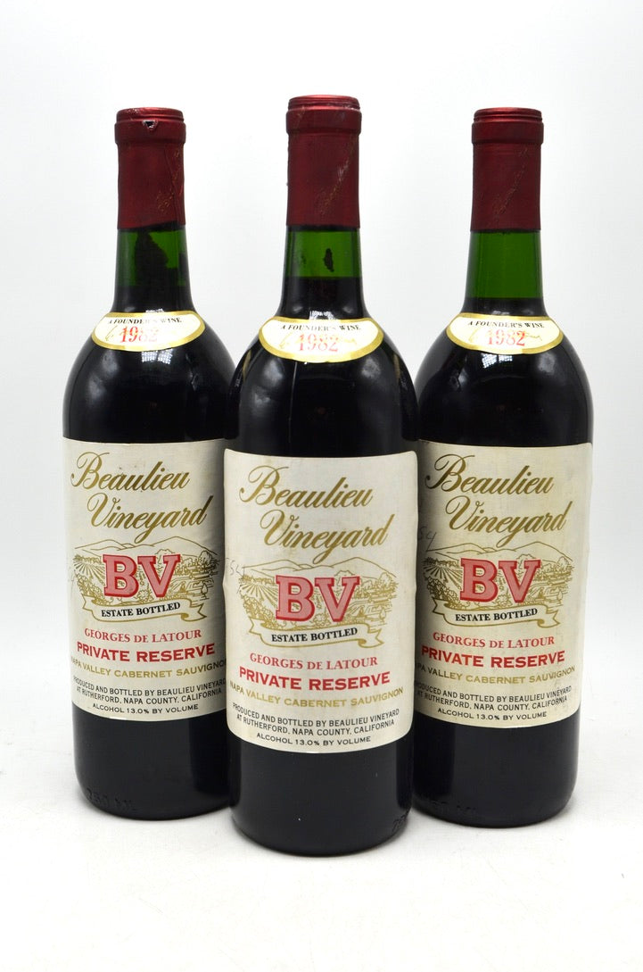 1982 Beaulieu Vineyard Georges de Latour Private Reserve Cabernet Sauvignon, Napa Valley