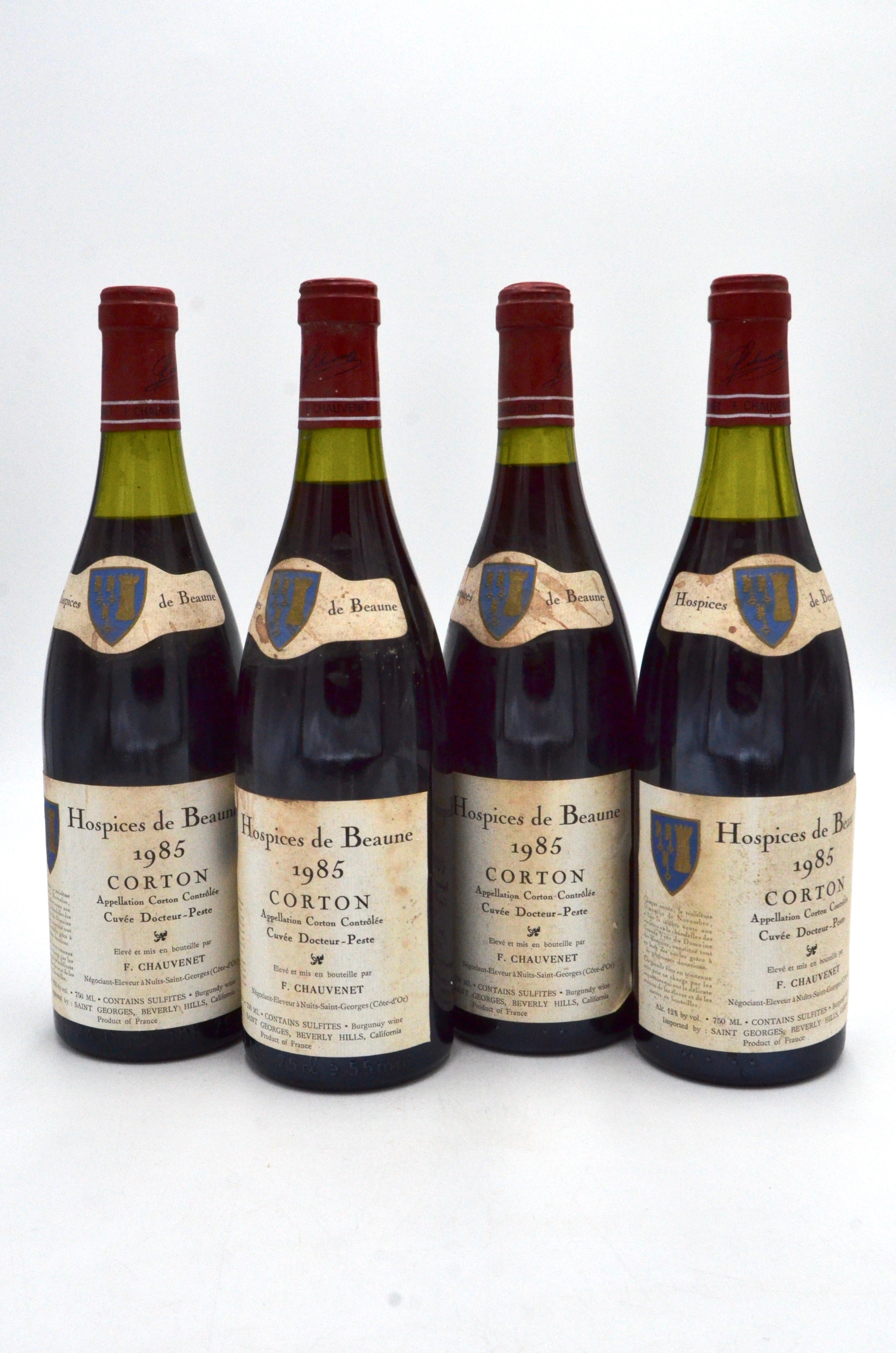 1985 Francoise Chauvenet Hospices de Beaune, Corton, Cuvée Docteur Peste, Grand Cru