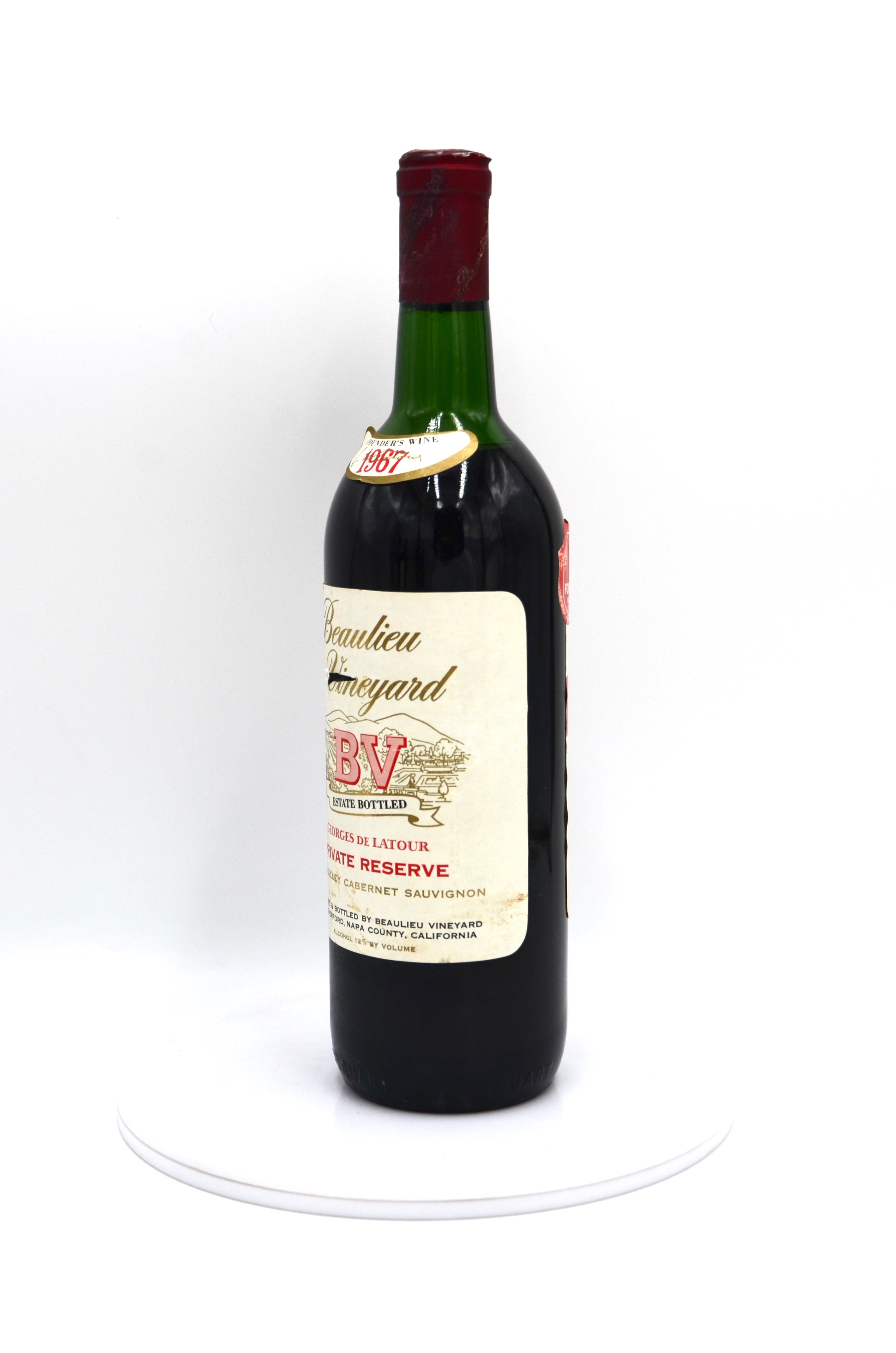 1967 Beaulieu Vineyard Georges de Latour Private Reserve Cabernet Sauvignon, Napa Valley