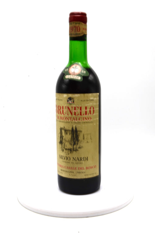 1970 Fattoria Casale del Bosco, Brunello di Montalcino, Silvio Nardi
