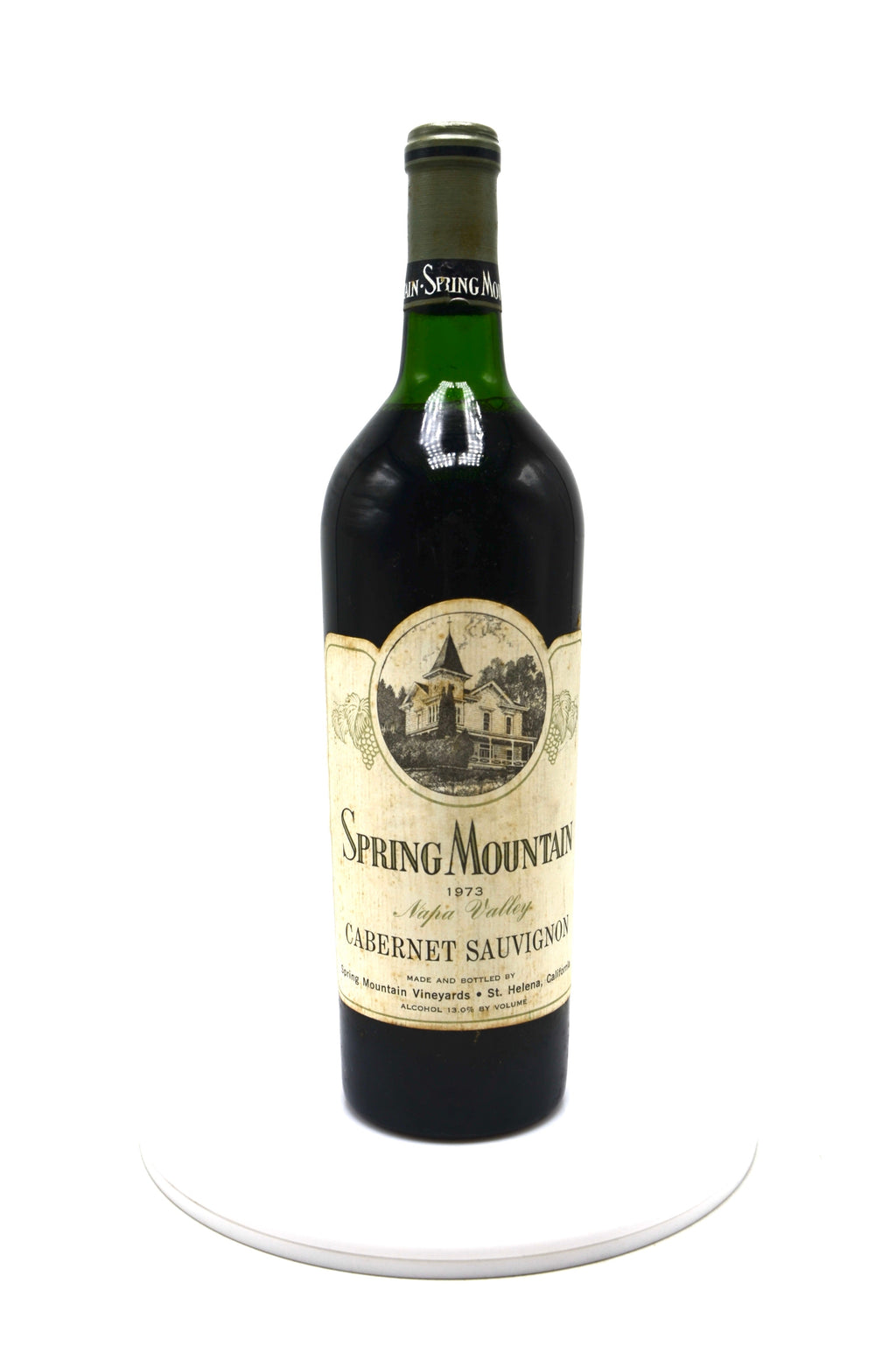 1973 Spring Mountain Vineyard Cabernet Sauvignon, Napa Valley