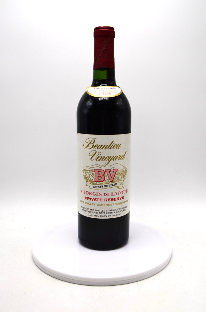 1984 Beaulieu Vineyard Georges de Latour Private Reserve Cabernet Sauvignon, Napa Valley