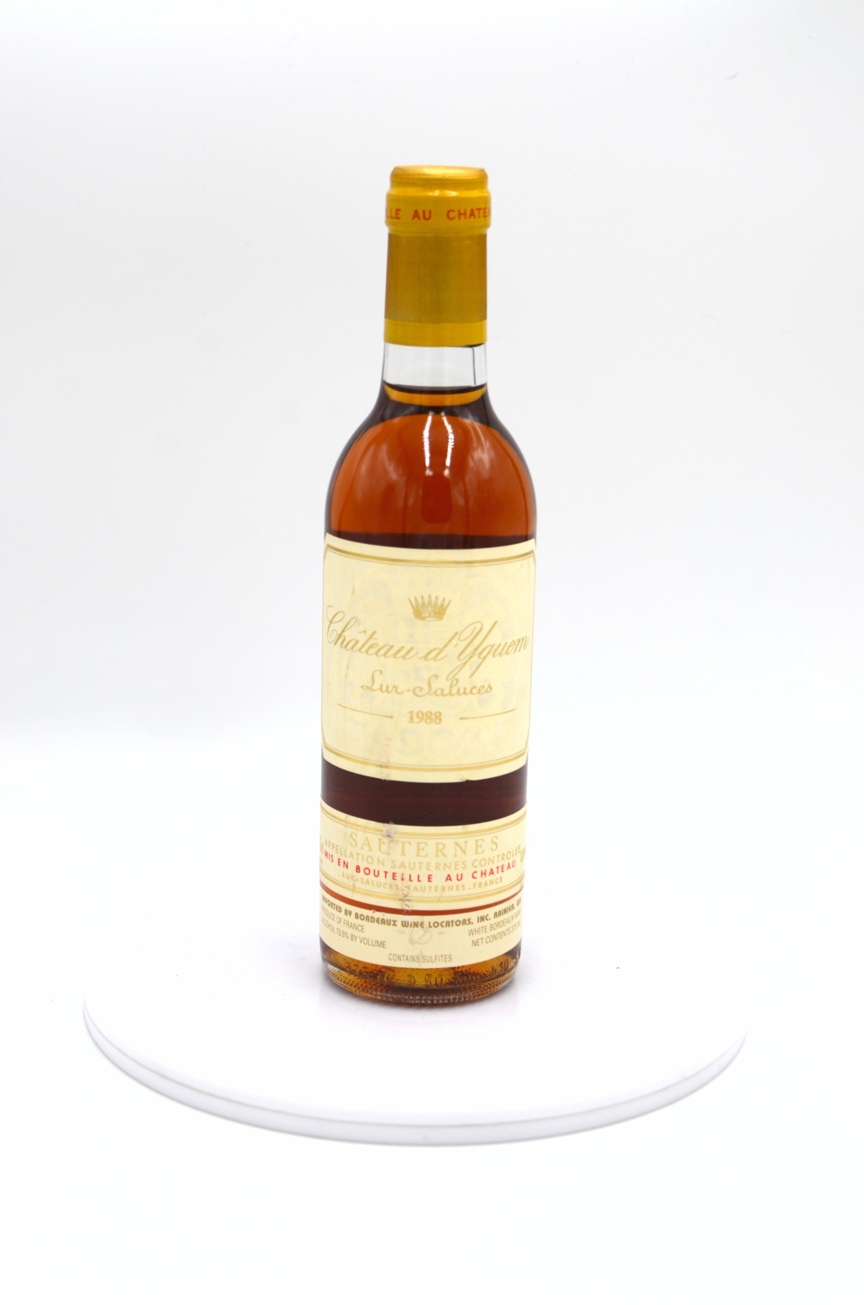 1988 Château d'Yquem, Sauternes (half-bottle)